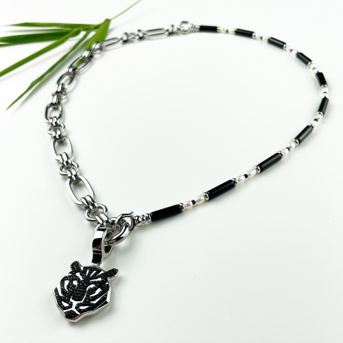 Колье с подвеской Swarovski "Тигр"