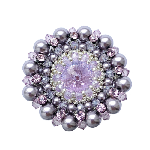 Брошь duCharme Cinderella Dream Mauve Violet