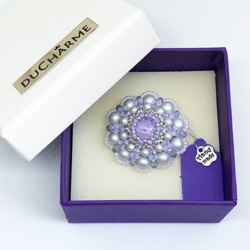 Брошь duCharme Santa Lucia Dove Grey