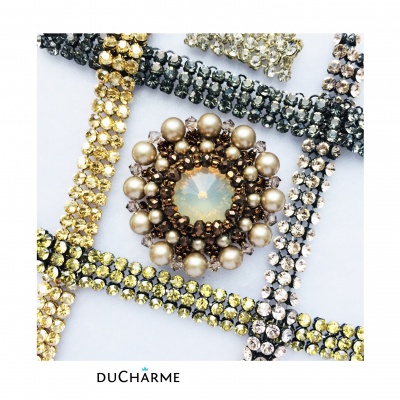 Мастер-класс duCharme по плетению броши Cinderella Dream