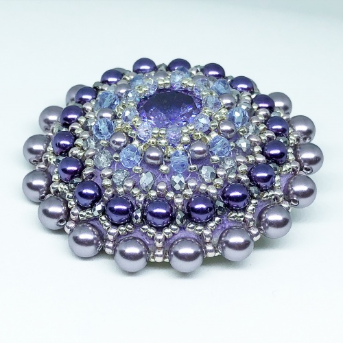 Брошь duCharme Wind Melody Mauve