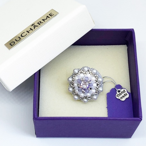 Брошь duCharme Little Star Dove Grey Lilac