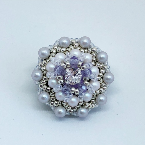 Брошь duCharme Little Star Dove Grey Lilac