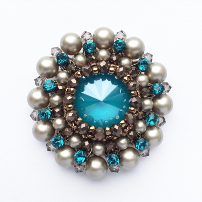 Мастер-класс duCharme по плетению броши Cinderella Dream