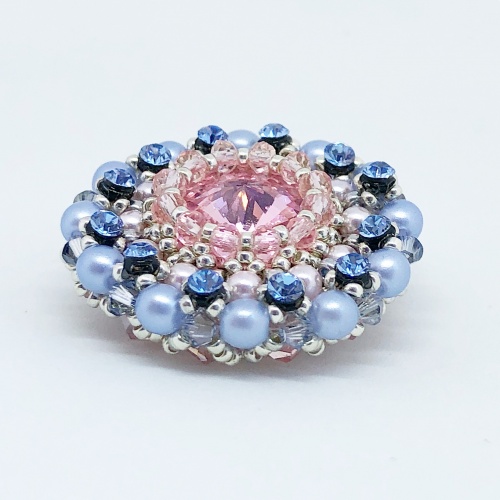 Брошь duCharme Cinderella Dream Blue Sky Rose