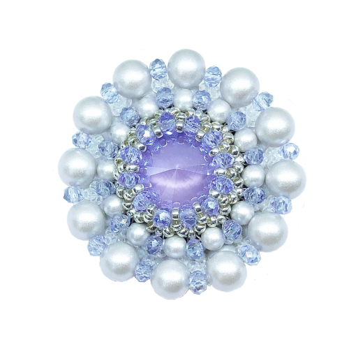 Брошь duCharme Cinderella Dream Dove Grey Lilac