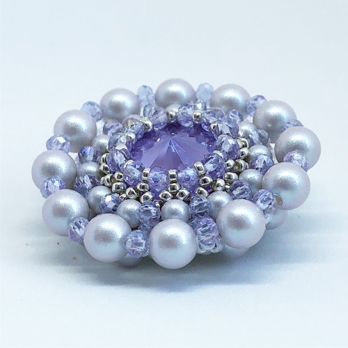 Брошь duCharme Cinderella Dream Dove Grey Lilac