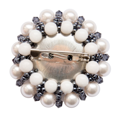 Брошь duCharme Cinderella Dream White Denim